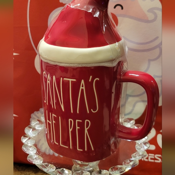 Santa's Helper Mug w/lid Topper • Rae Dunn - Picture 7 of 8
